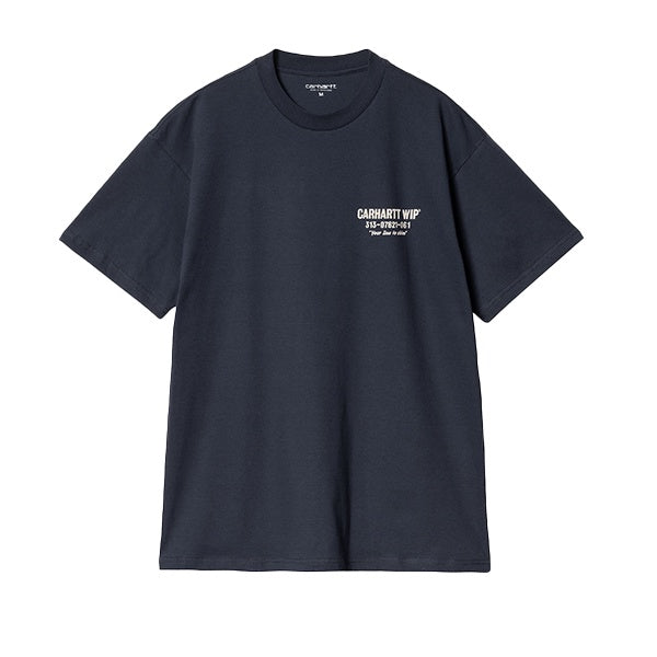 Carhartt WIP SS Less Troubles T Shirt Blue Wax