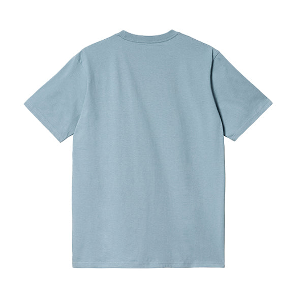 Carhartt WIP SS Pocket T shirt Misty Sky