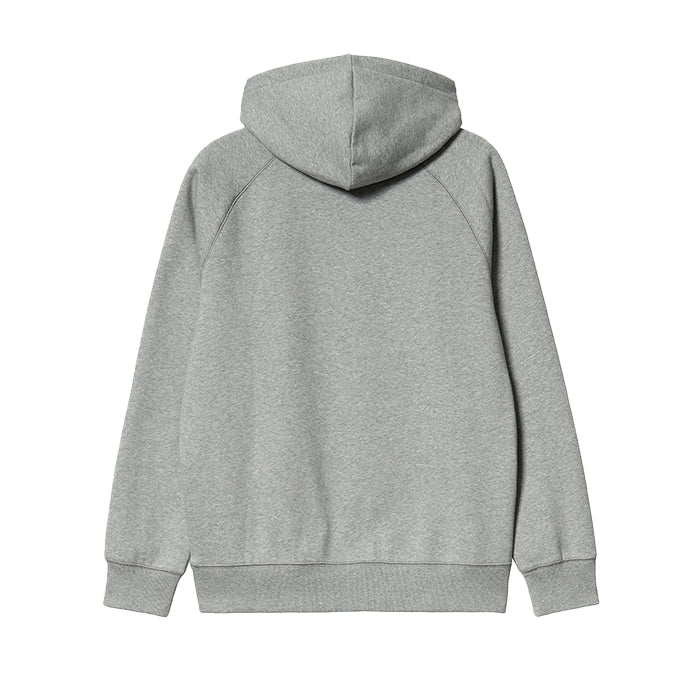 Carhartt WIP Hooded Chase Sweat Grey Heather Gold