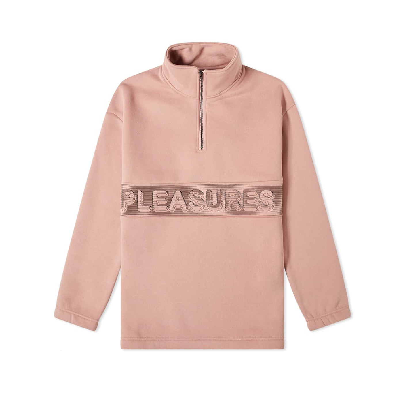 Pleasures Decline Quarter Zip Mauve