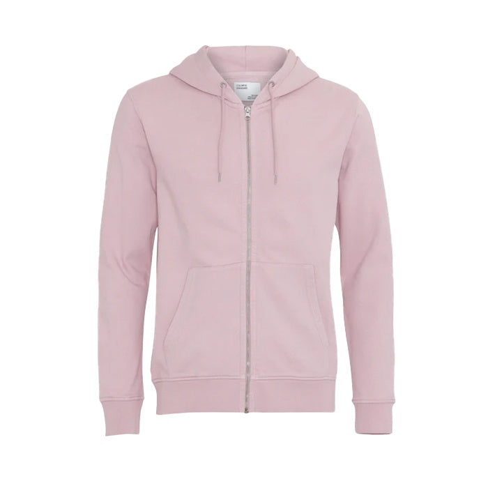 Colorful Standard Classic Organic Zip Hood Faded Pink