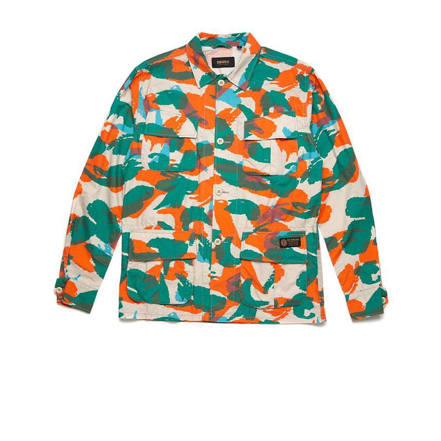 Deus Larry Jungle Shirt Multi Camo