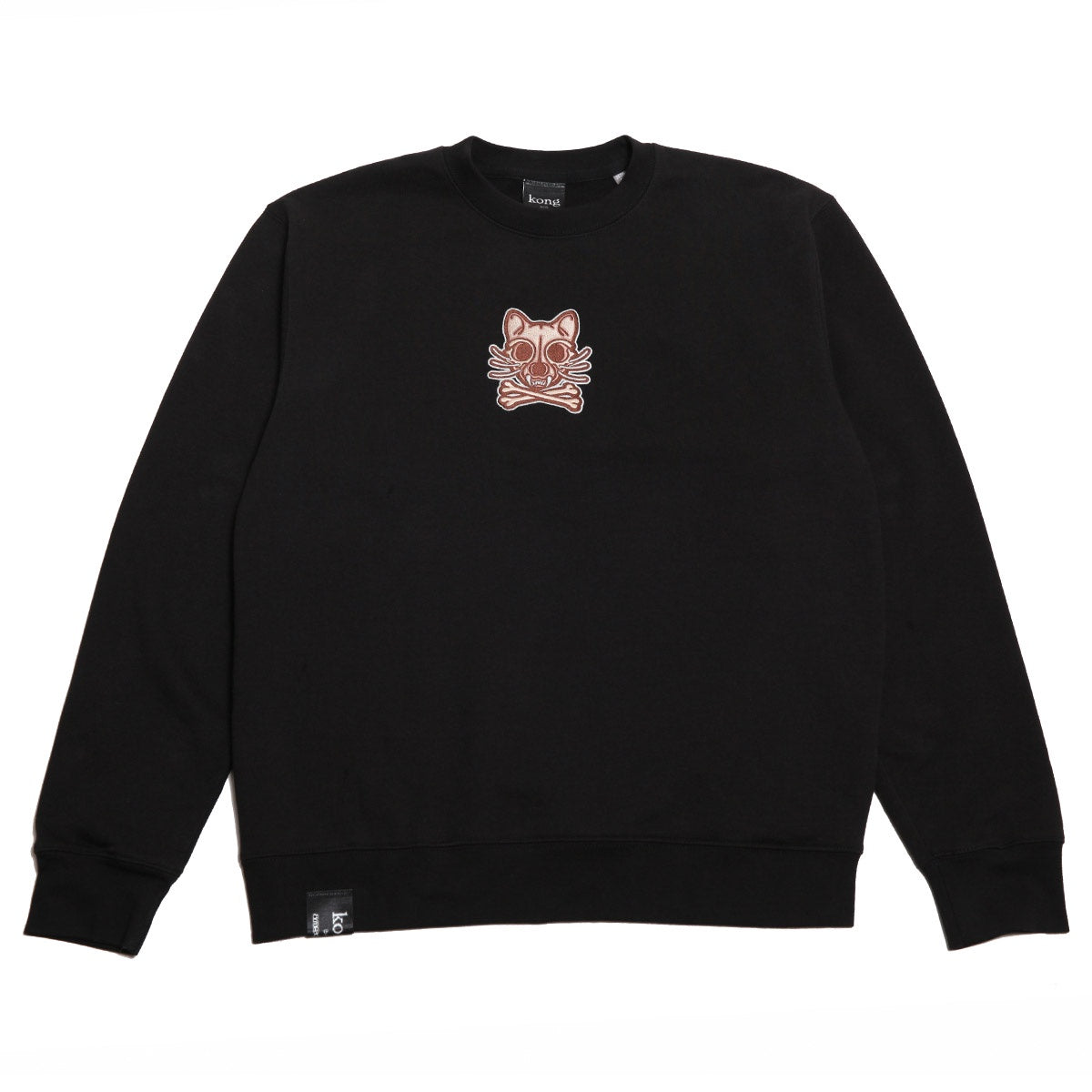 Kong x Insane Cat & Bones Sweatshirt Black