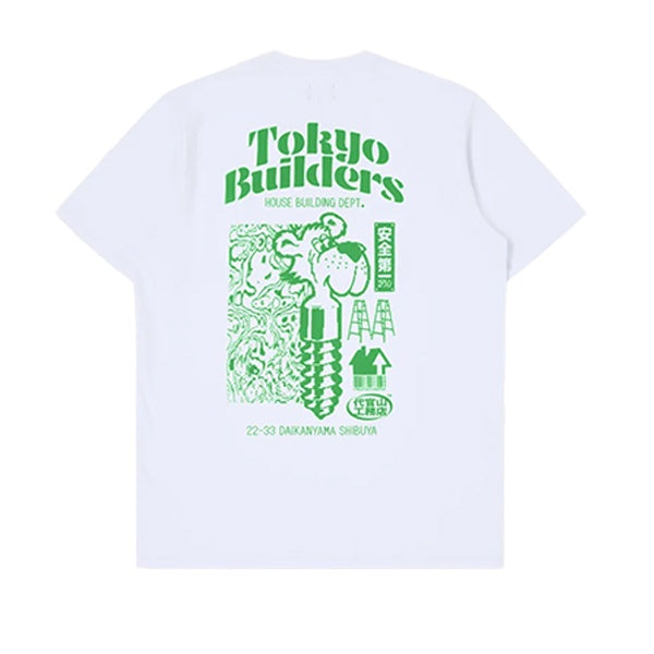 Edwin Tokyo Builders T shirt White