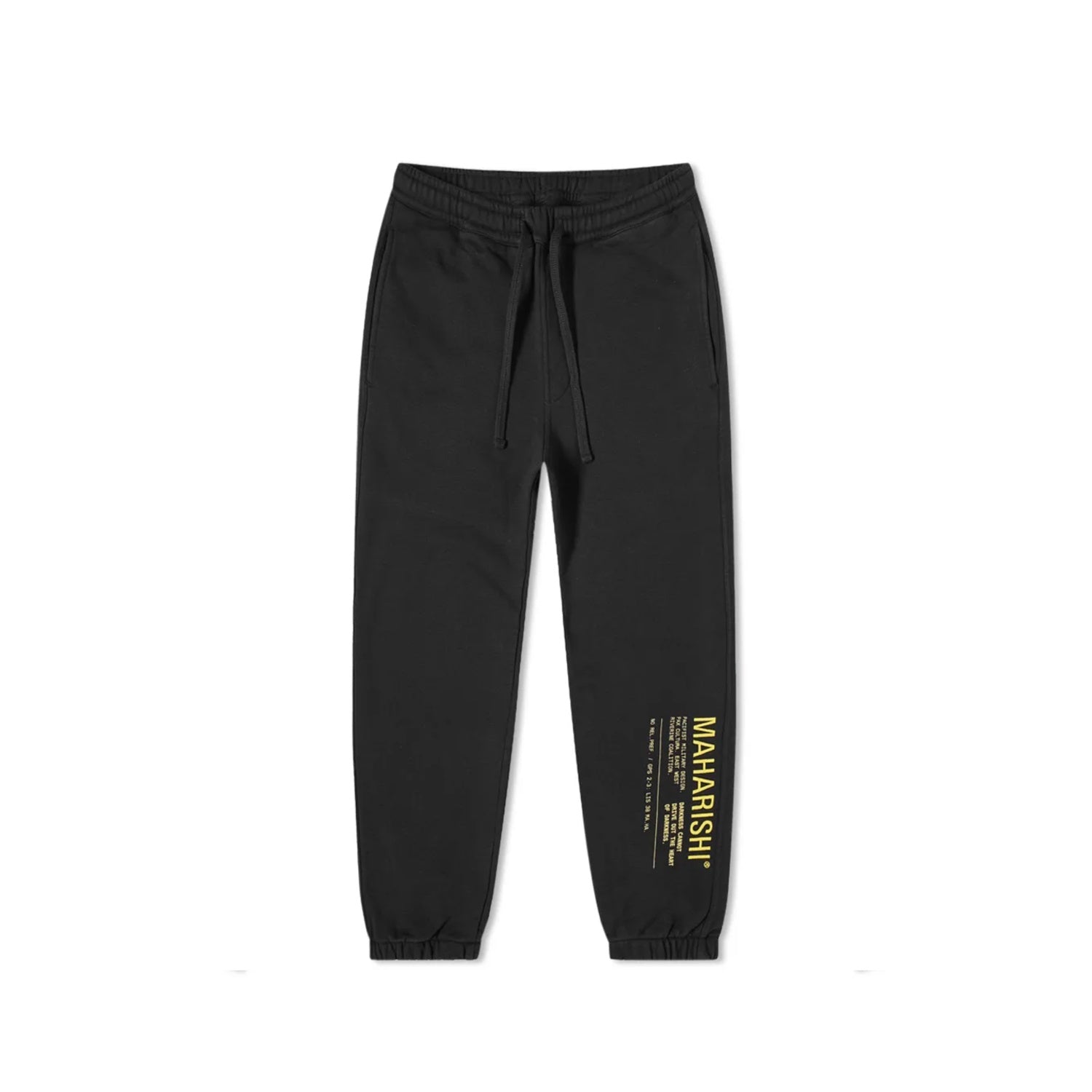 Maharishi Maha Militype '21 Trackpants Organic Sweat 420 Black