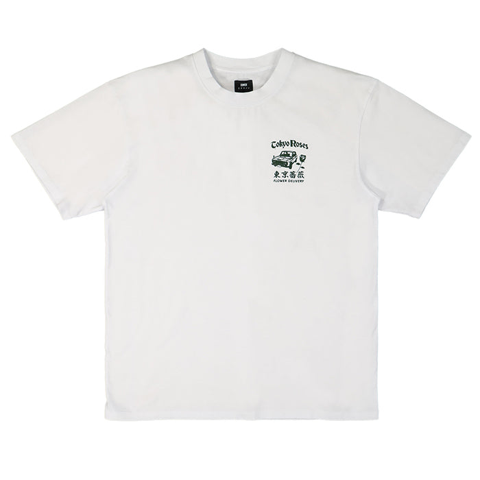 Edwin Tokyo Roses T Shirt White