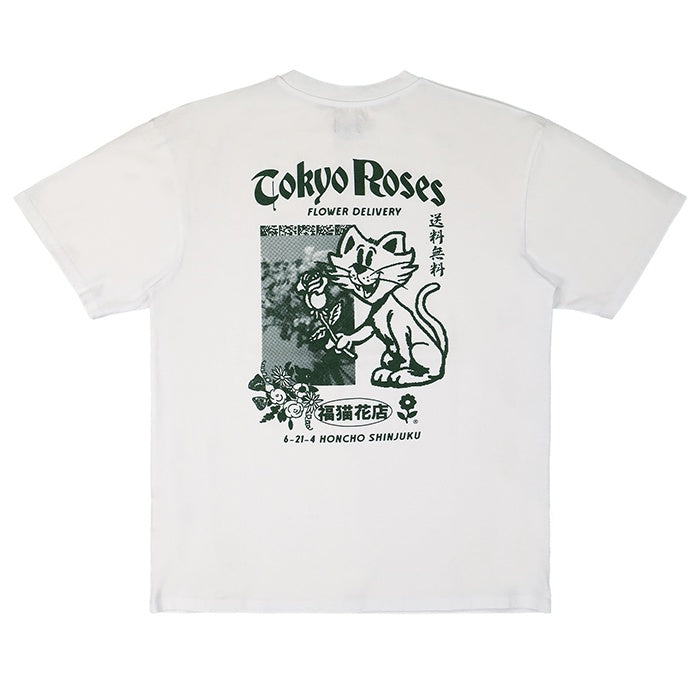 Edwin Tokyo Roses T Shirt White