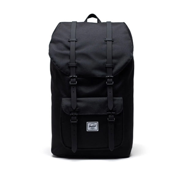 Herschel Little America Backpack Black Black Rubber