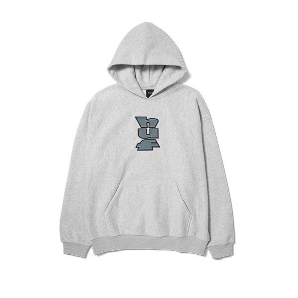 Huf Benton Heavyweight Fleece Hoodie Heather Grey