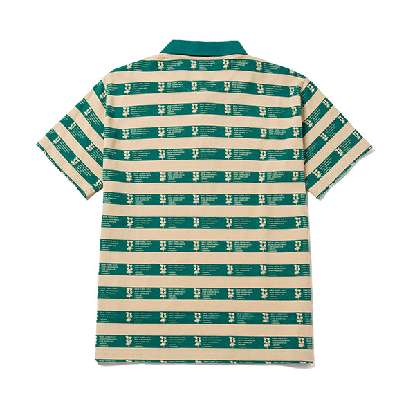 Huf Cartwright Printed Polo Tan