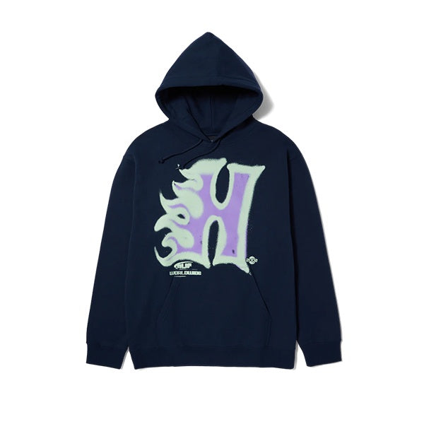 Huf Heat Wave Pullover Hoodie Navy