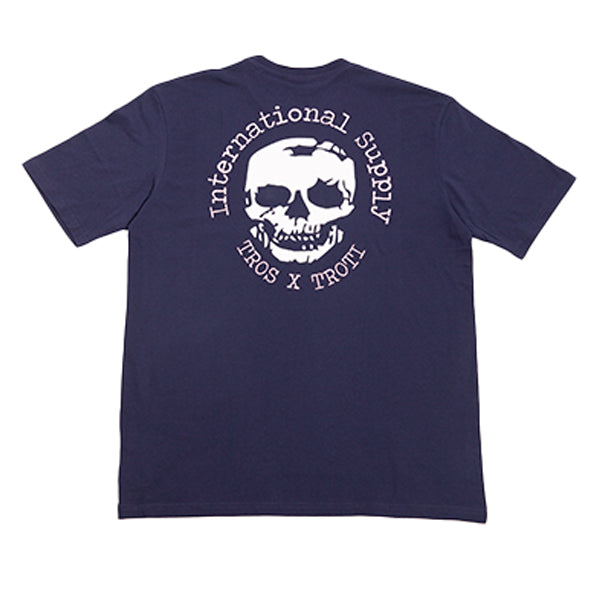 Kong International Skull Tros X Troti T shirt Navy