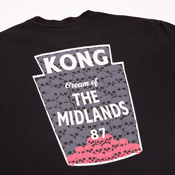 Kong Cream Of The Midlands T shirt Black