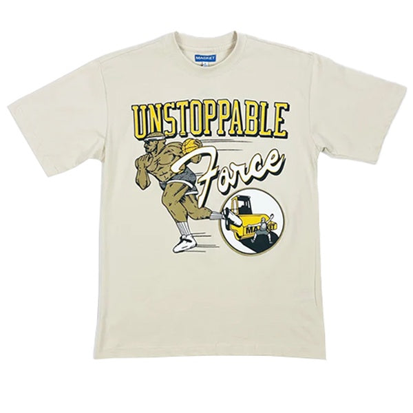 Market Unstoppable Force T shirt Ecru