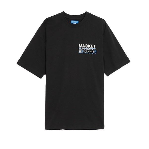 Market Flowerbed T shirt Black