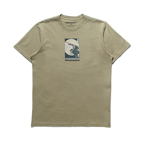Maharishi Hare & Monkey T Shirt Silver Sage