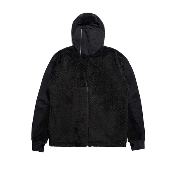 Maharishi High Loft Zip Hoody Polartec Black