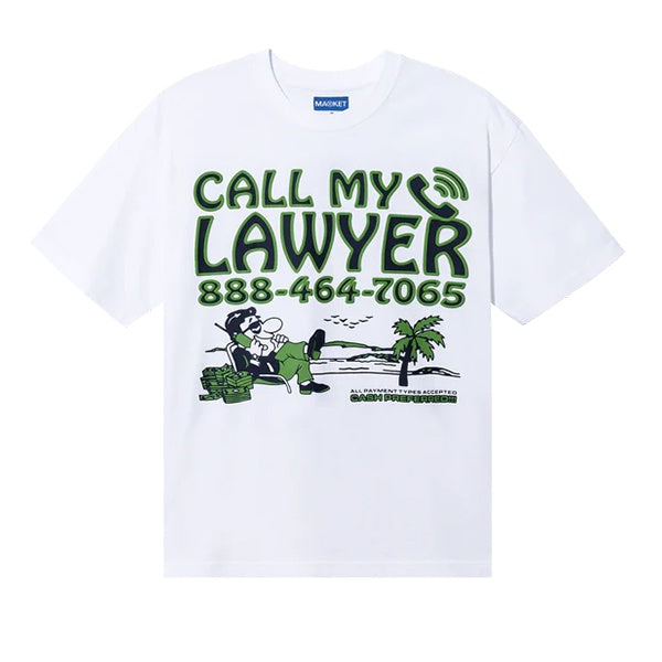 Market Offshore Lawyer T shirt White