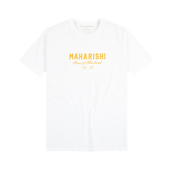 Maharishi Temple Naga Organic T shirt White