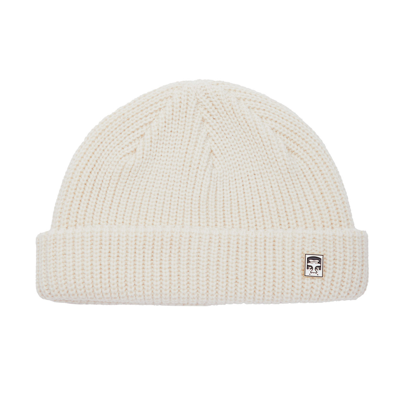 Obey Micro Beanie Unbleached