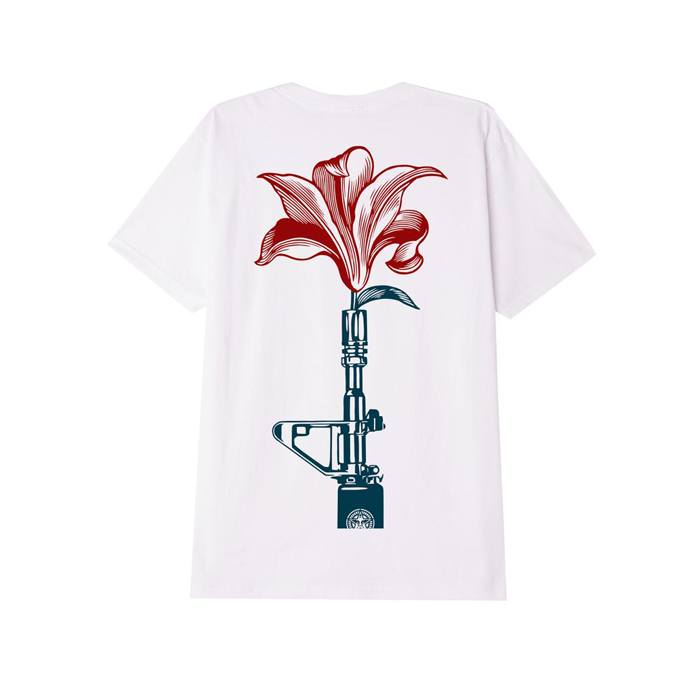 Obey Militant Peace T Shirt White