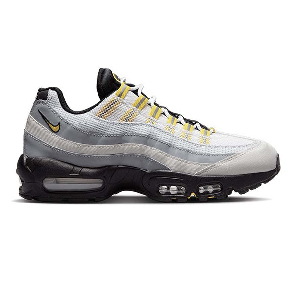 Nike Air Max 95 Essential White Tour Yellow Black Wolf Grey