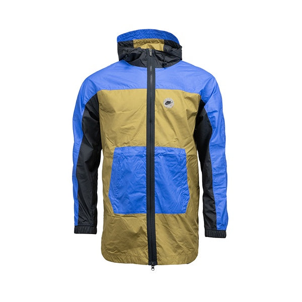 Nike Sports Utility Woven Jacket Golden Moss Medium Blue Black