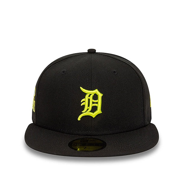 New Era Detroit Tigers Style Activist 59Fifty Fitted Cap Black Yellow