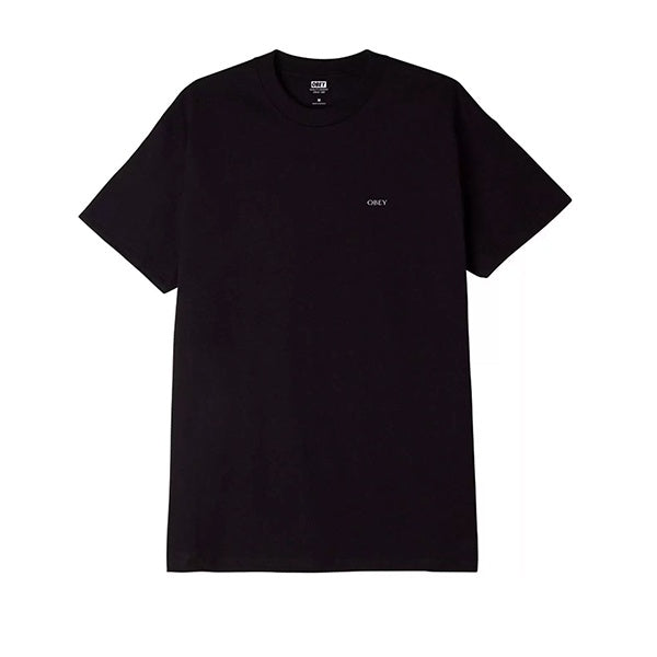 Obey Torn Icon Face T shirt Black