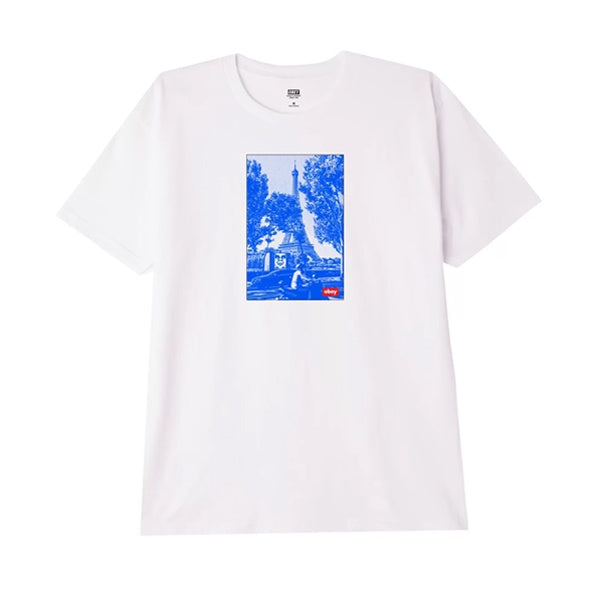 Obey Paris Photo T shirt White
