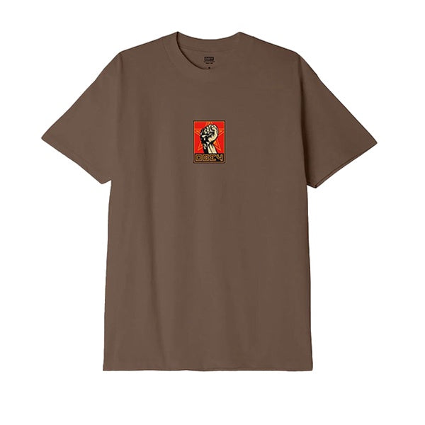 Obey Fist T shirt Silt