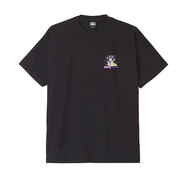 Obey Slime T shirt Off Black