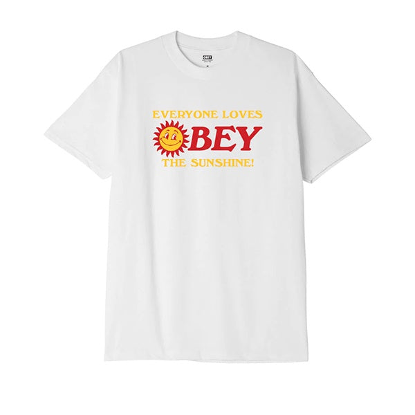Obey Everyone Loves The Sunshine White