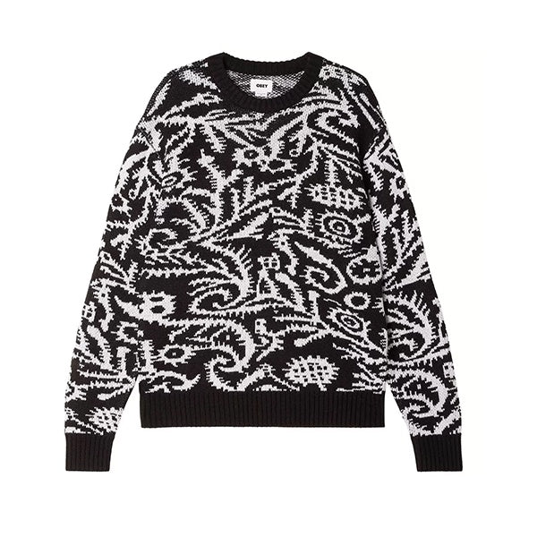Obey Magnolia Crew Sweater Black