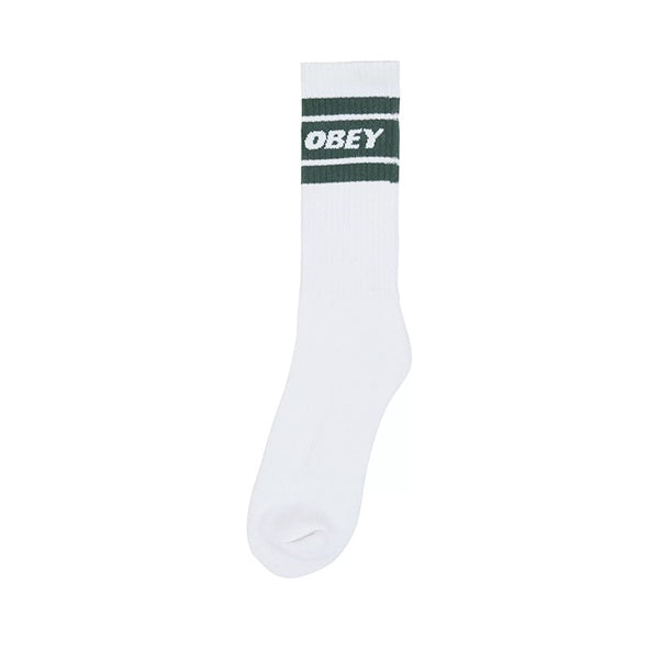 Obey Cooper II Socks White Dark Cedar