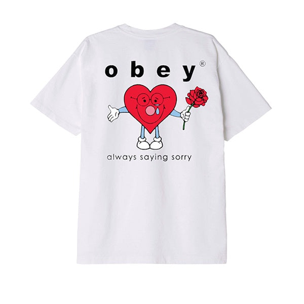 Obey Always Saying Sorry T shirt White