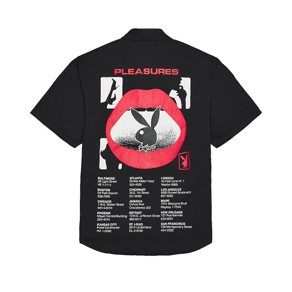 Pleasures Film Crew Work Shirt Black