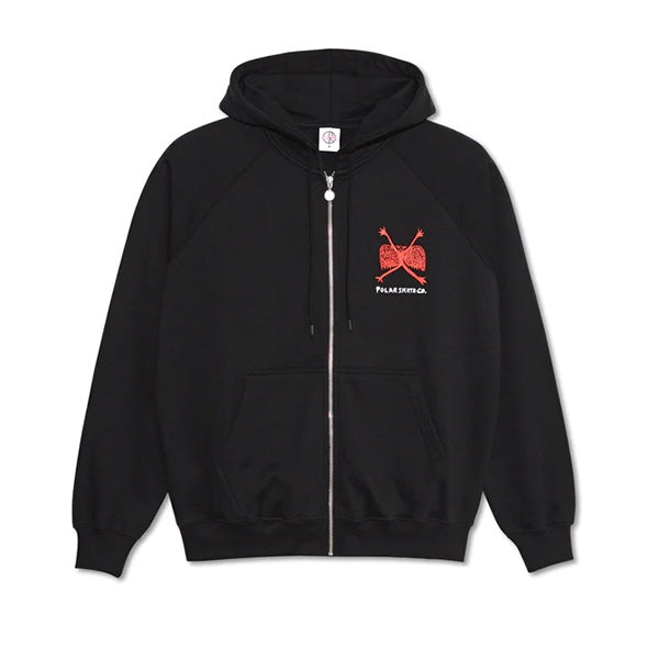 Polar Welcome To The New Age Default Zip Hoodie Black