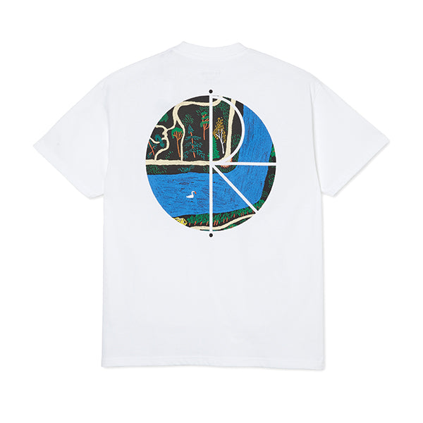 Polar Slottsparken Fill Logo Tee White