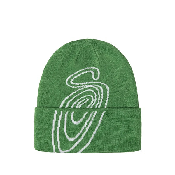 Stussy Swirls S Cuff Beanie Olive