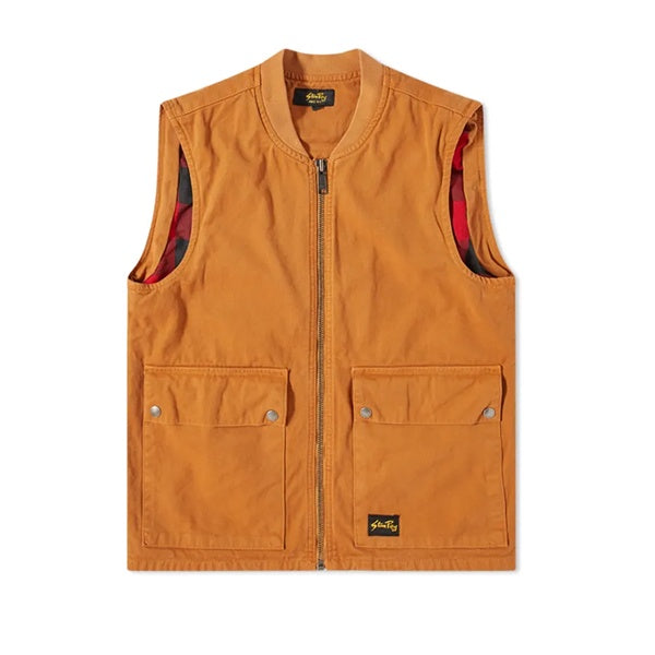 Stan Ray Works Vest Brown Duck