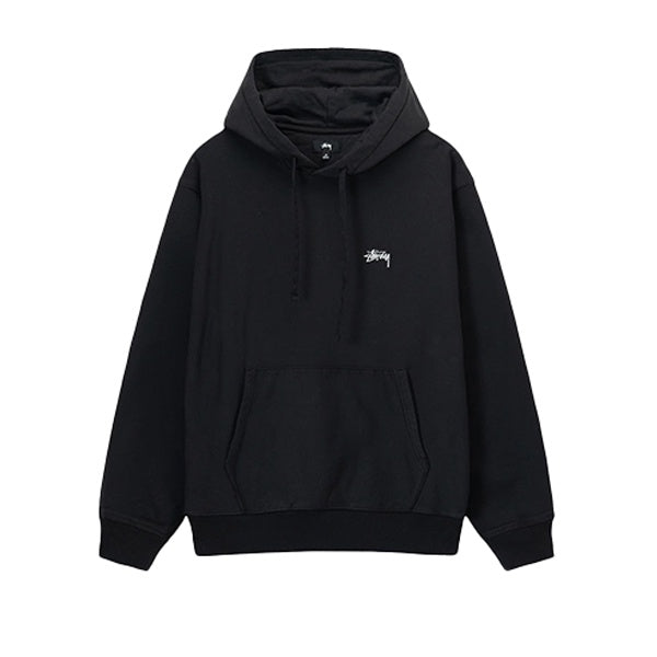 Stussy Stock Logo Hood Black