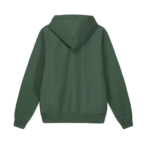 Stussy Stock Logo Zip Hood Forest